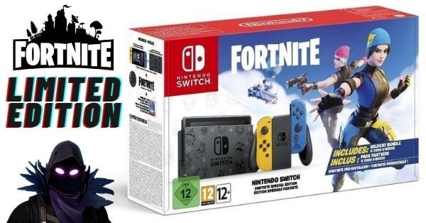 nintendo switch fortnite limited edition