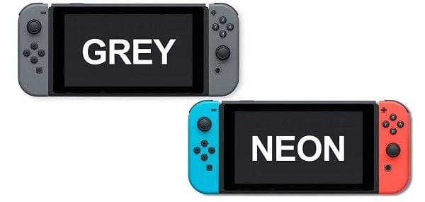Nintendo Switch Gray and Neon Joycon bán tại nShop