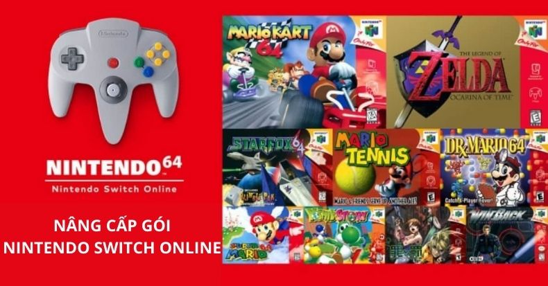 Nintendo Switch Online Expansion Pack thêm game N64 và Sega Genesis