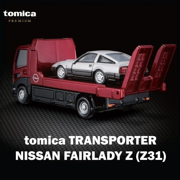Mua xe mô hình Tomica Premium Tomica Transporter Nissan Fairlady Z Z31 chi tiết đẹp, thiết kế tinh xảo tại nShop