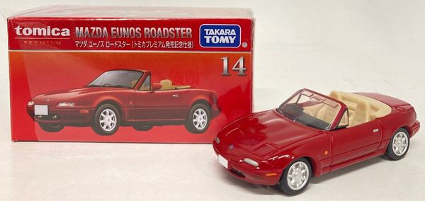 Mô hình xe đồ chơi Tomica Premium 14 Mazda Eunos Roadster Special First Edition chất lượng cao với thiết kế độc đáo