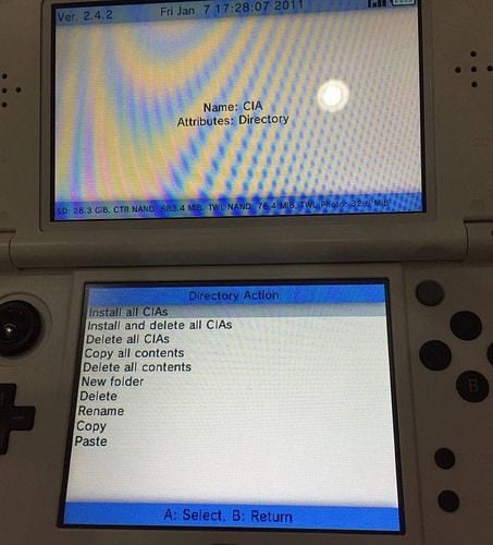 nShop instructions to install 2DS and 3DS games