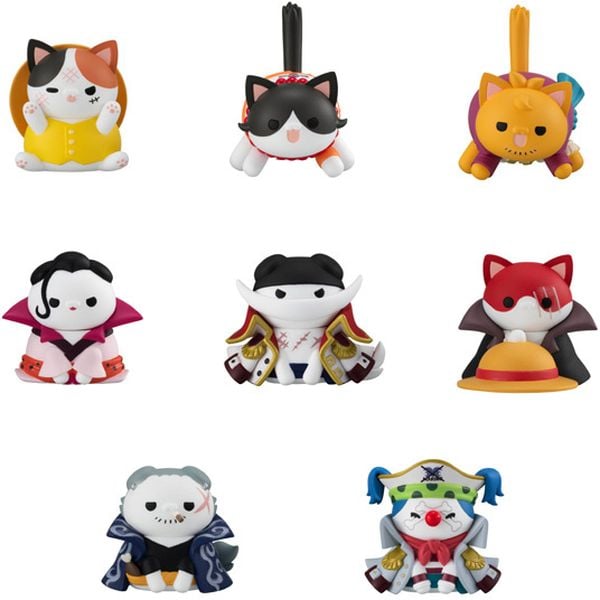 Sở hữu ngay MegaHouse Hộp Mù MEGA CAT PROJECT ONE PIECE Nyan Piece Nyan Ver. Luffy & Paramount War of Marineford đồ chơi thú vị dành cho các fan yêu mô hình chibi