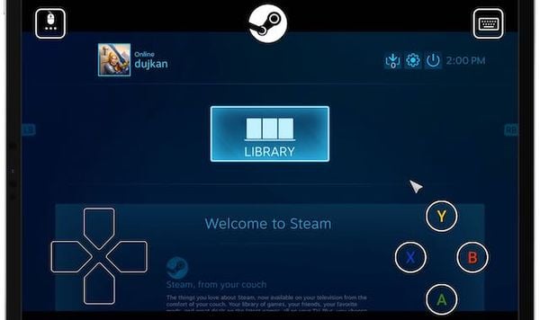 steam link buttons