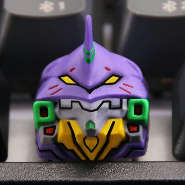 Nút Keycap Artisan Evangelion EVA Unit 01 cho phím cơ