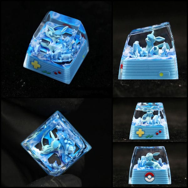 Nút Keycap Artisan Resin Pokemon Terrarium Vol 3 Glaceon