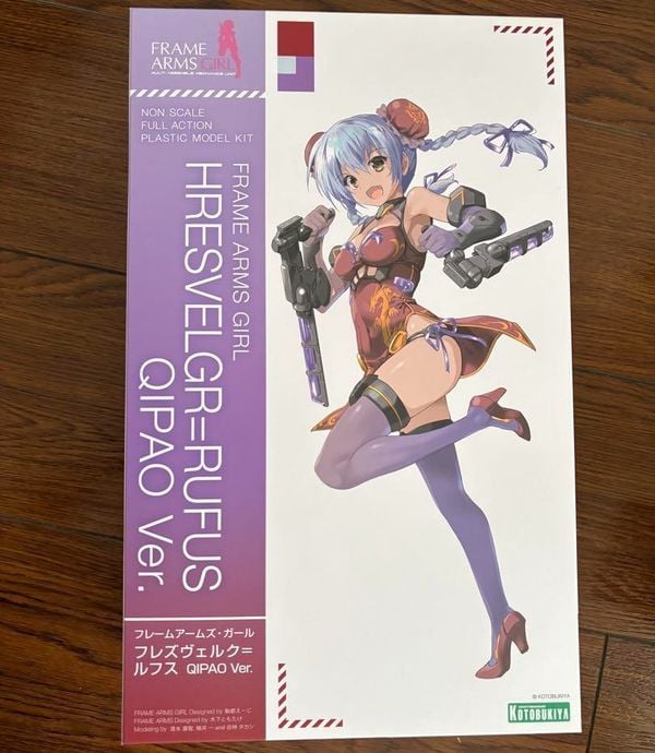 Frame Arms Girl Hresvelgr=Rufus Qipao Ver FG126 mô hình đẹp mắt, hoàn hảo để bổ sung vào bộ sưu tập của bạn