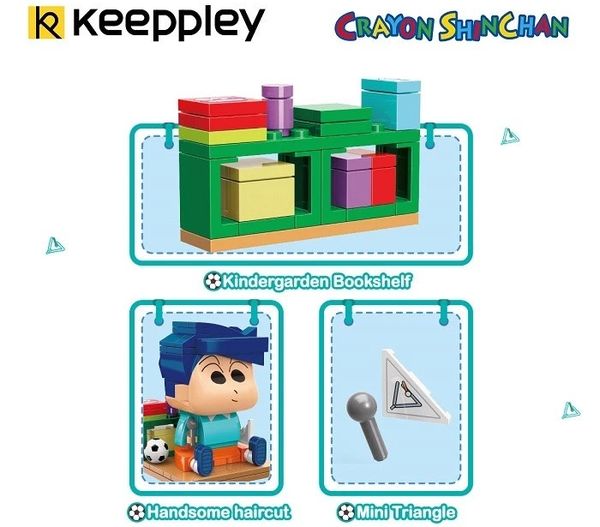 Hướng dẫn lắp ráp Mô hình Keeppley Crayon Shin Chan Kazama Tooru K20602 dễ thương đẹp mắt