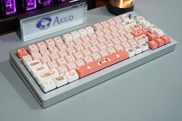 Bộ Keycap bàn phím cơ AKKO Raccoon MAO nút đẹp mắt tương thích hoàn hảo với nhiều bàn phím cơ