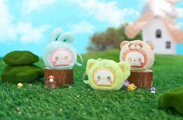 Đồ chơi nhồi bông Hộp Mù Lucky Emma Rua Rua Zoo Scented Plush Keychain Blind Box thiết kế động vật độc đáo dễ thương