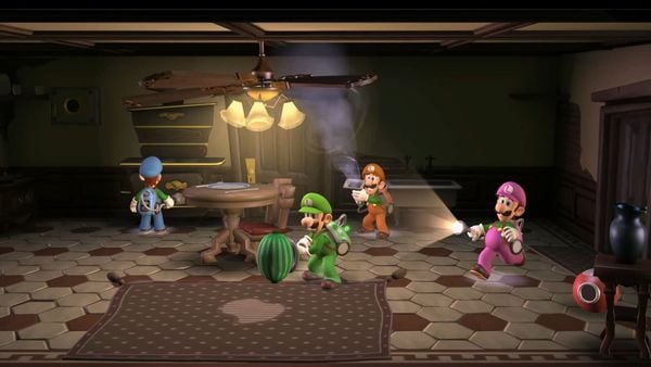 Game Luigi's Mansion 2 HD cho Nintendo Switch đồ họa cái tiến đẹp mắt game bắt ma hồi hộp kịch tính hấp dẫn