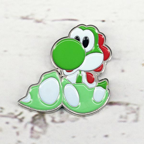 Huy hiệu pin kim loại khủng long Yoshi nở trứng đáng yêu dễ thương làm quà cho fan Mario