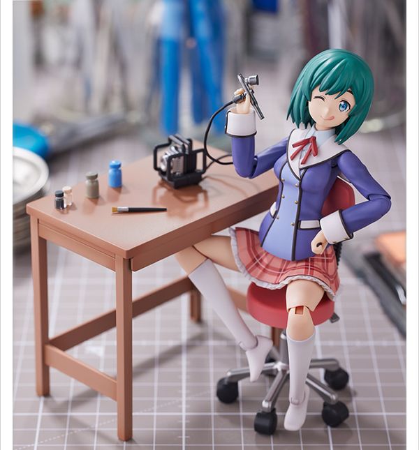 Mô hình lắp ráp Bukiko Kotobuki Wakaba Girls High School Winter Clothes Modelers Edition Kotobukiya JK038 nữ sinh đẹp mắt tạo dáng thú vị dễ thương chất lượng tốt