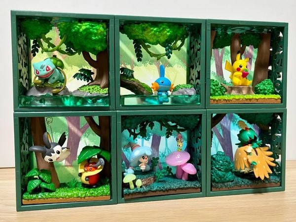 Hộp Mù Pokemon Frame Deep Woods Re-Ment Blind Box 20831 mô hình Pokemon đáng sưu tầm, có tại nShop