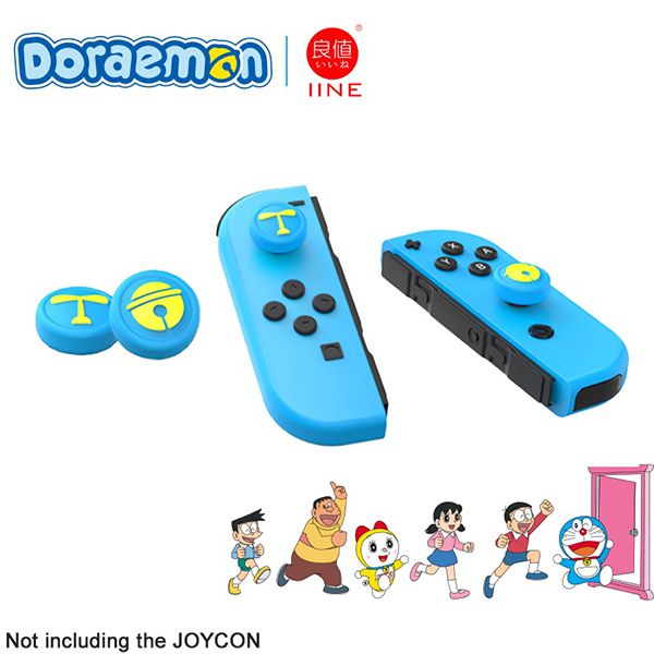 Shop chuyên phụ kiện bán Cover analog Joy-con Nintendo Switch IINE - Doraemon L524 núm cao su bọc tay cầm