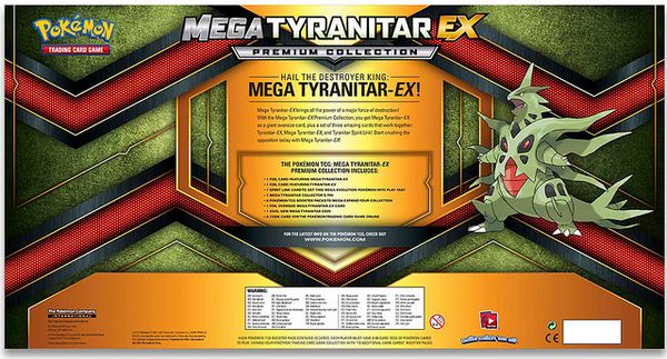  MEGA TYRANITAR EX PREMIUM COLLECTION POKEMON TRADING CARD GAME