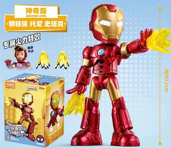 Mua đồ chơi lắp ráp Spidey Amazing Friends Iron Man Tony Stark Model Kit Blokees 74804 mô hình siêu ấn tượng chân thực trang trí trưng bày hợp lí