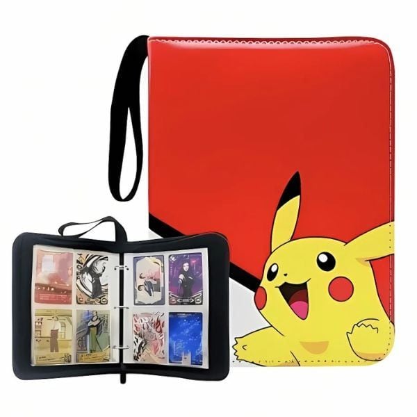 Album đựng bài Pokemon TCG 4 ngăn có khóa kéo Series 4 hình pikachu mua ngay tại nShop