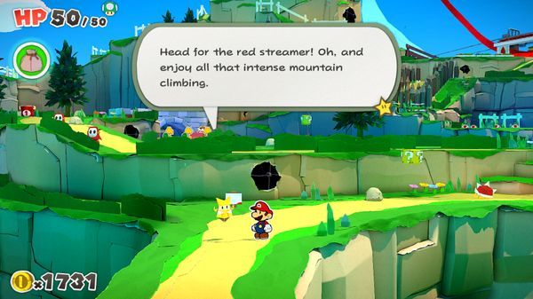 Olivia hướng dẫn Paper Mario The Origami King nintendo switch