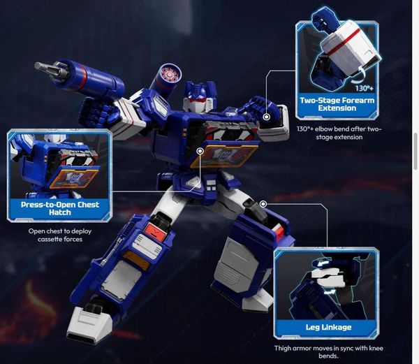 Khám phá mô hình Blokees Transformers Action Edition Soundwave Limited Model Kit 71172 phiên bản lắp ráp hấp dẫn