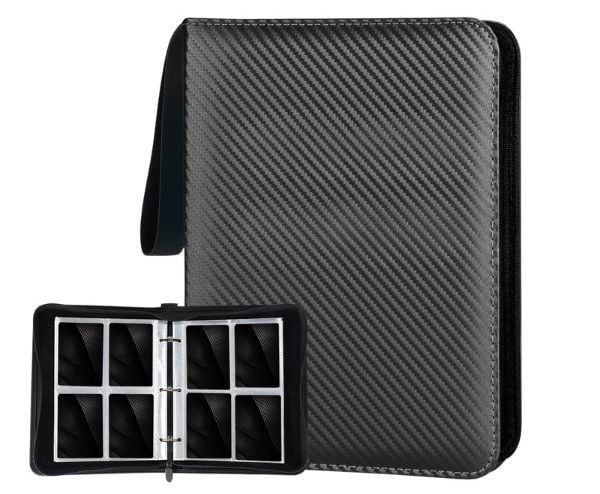 Binder đựng bài Pokemon TCG One Piece Card Bo Góc 4 Ngăn 9 Ngăn Dây Kéo carbon 4 ngăn có tại nShop