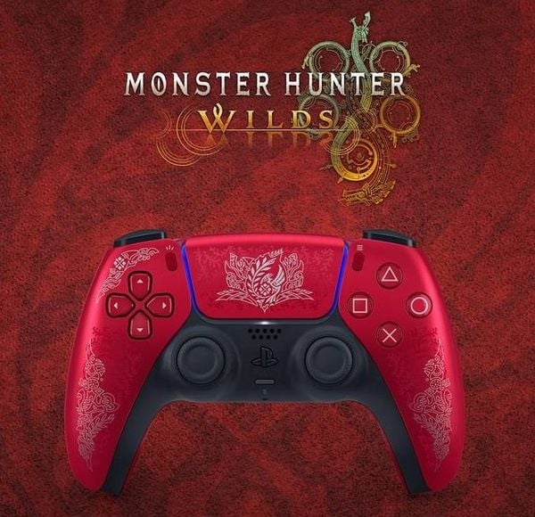 Tay cầm PS5 Dualsense Monster Hunter Wilds chính hãng sony việt nam là sản phẩm hot tại nShop