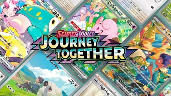 PP57 Pokemon TCG Journey Together Booster Pack với thẻ bài độc đáo, nâng cao trải nghiệm chơi đấu bài TCG