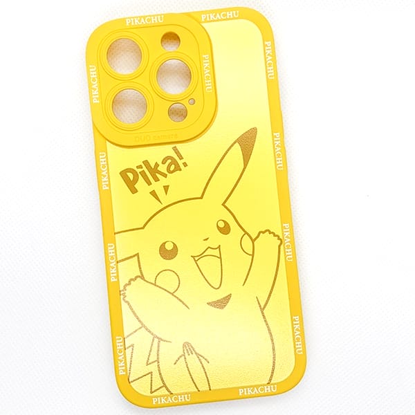 Case ốp hình Pokemon có bản quyền Pikachu Pika giá rẻ cho iPhone 15 Pro Max