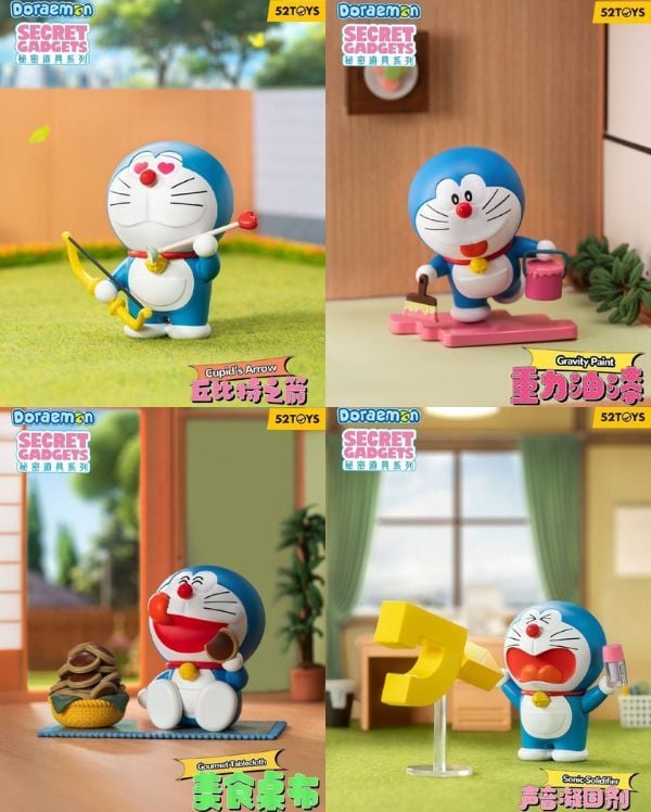 Mô hình Doraemon Magic Gadgets Blindbox 52TOYS hộp mù ngãu nhiên đẹp mắt giá rẻ dễ thương màu sắc tươi đẹp quà tặng bé