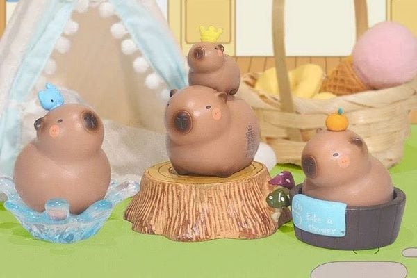 Mô hình Chuột lang nước Capybara Emotional Stability Blind Box hộp mù ngãu nhiên giá rẻ chất lượng tốt màu sơn chi tiết đẹp mắt trang