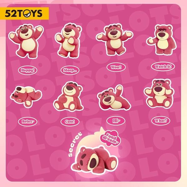 Mô hình Mô hình Gấu Dâu Lotso It's Me Blindbox 52TOYS hộp mù ngãu nhiên giá rẻ đẹp mắt chi tiết đáng yêu mua trang trí góc họ