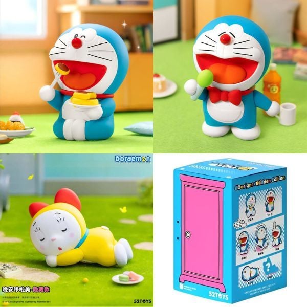 Mô hình Doraemon Leisure Time Blindbox 52TOYS hộp mù ngãu nhiên giá rẻ đẹp mắt chi tiết đáng yêu mua trang trí góc họ