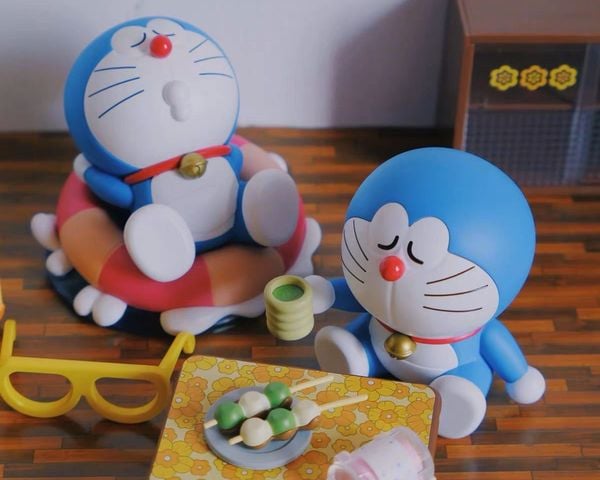 Mô hình Doraemon Take A Break Blindbox 52TOYS hộp mù ngãu nhiên mua làm quà tặng bé nhỏ trẻ em người lớn mua trang tr