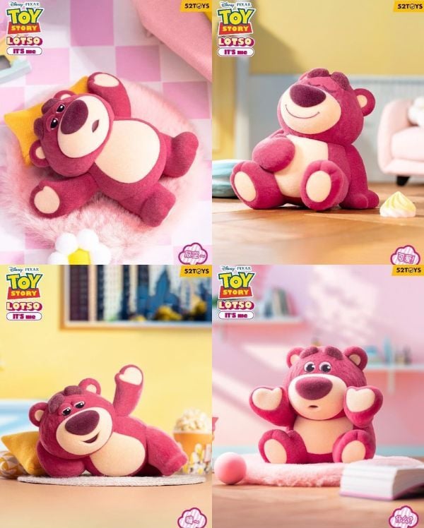 Mô hình Mô hình Gấu Dâu Lotso It's Me Blindbox 52TOYS hộp mù ngãu nhiên mua làm quà tặng bé nhỏ trẻ em người lớn mua trang tr