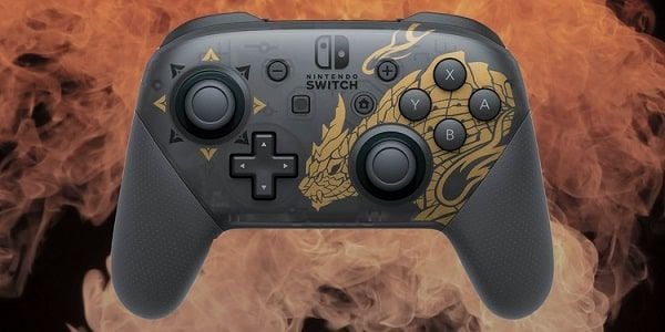 Tay cầm Nintendo Switch Pro Controller Monster Hunter Rise