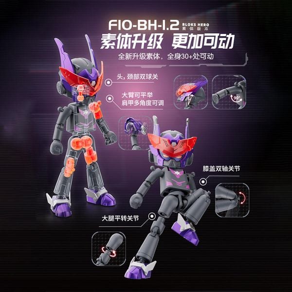 Đập hộp mô hình lắp ráp Hero Infinity Armor Version 17 Lubu Battle Suit - Lữ Bố Model Kit Blokees 85024 cực đẹp