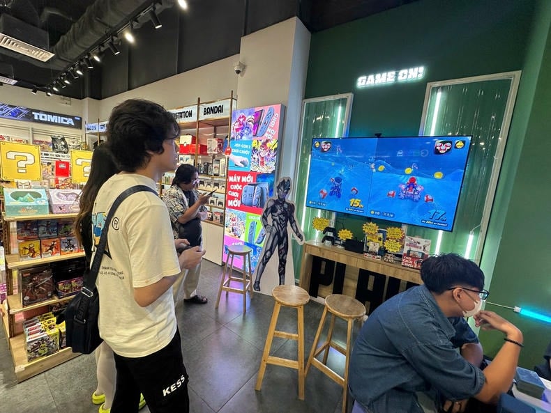 Trải nghiệm tham gia giải đua xe Mario kart World tại nShop trên Nintendo Switch 2