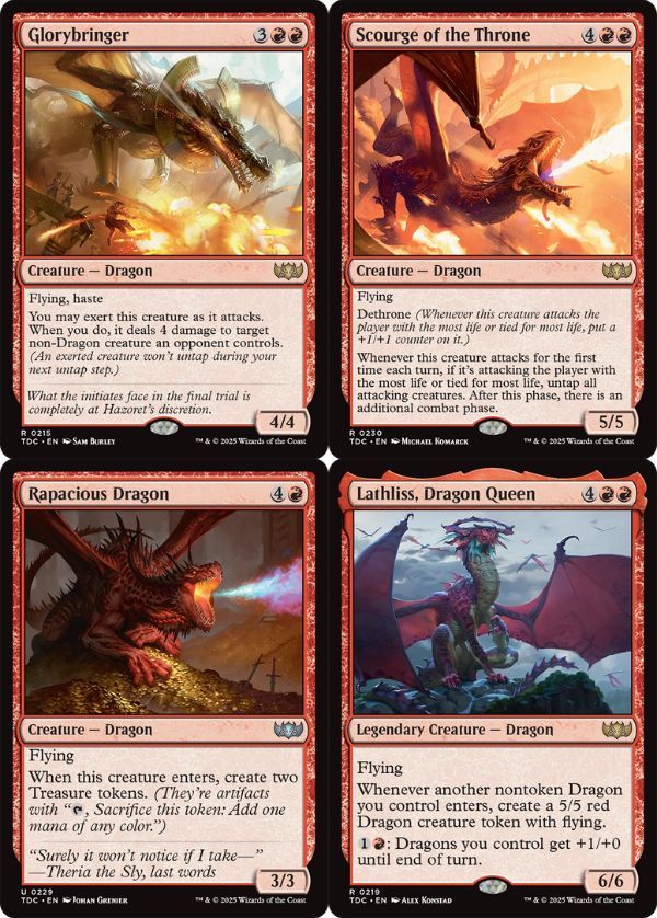 Bộ bài Magic The Gathering Tarkir Dragonstorm Commander Deck Temur Roar đầy chiến thuật và mạnh mẽ trong thi đấu