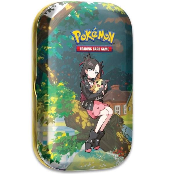 Thẻ bài Pokemon TCG Crown Zenith Mini Tin Marnie & Morpeko hàng thiệt chính hãng màu sắc đẹp mắt random ngẫu nhiên may mắn