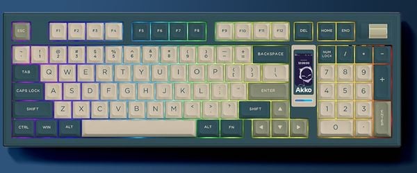 Bàn phím cơ AKKO 5098B Black & Gold Hotswap V3 Piano Pro bàn phím cơ gaming cao cấp cực ngon chất lượng tốt