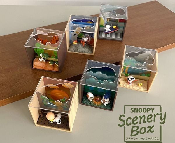 Shop bán Mô hình Peanuts Snoopy Scenery Blind Box đẹp mắt chất lượng tốt mua làm quà tặng trang trí trưng bày sưu tầm