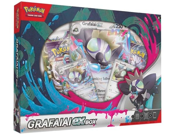 Shop bán thẻ bài PB185 Pokemon TCG Grafaiai ex Box hàng thật chính hãng nhiều thẻ hiếm mạnh bổ sung bộ sưu tập của bạn