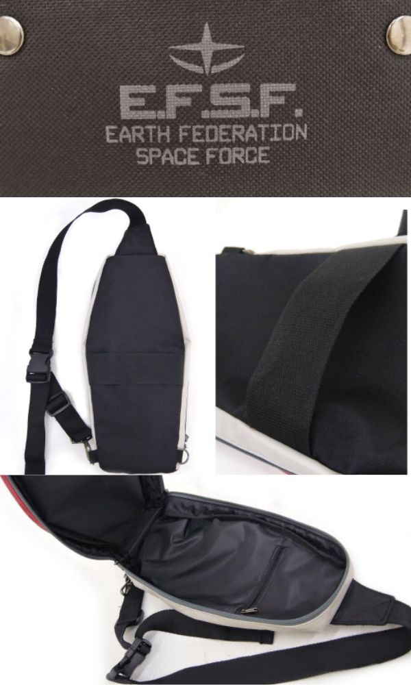 Túi đeo chéo hình khiên RX-78-2 Gundam Black Edition màu đen Chất liệu bên ngoài dày dặn, màu sắc đẹp. Dây kéo khóa chất lượng Quai đeo với các đường may tỉ mỉ, chỉnh chu
