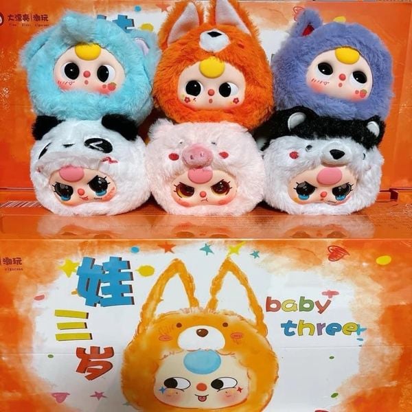 Khám phá bộ sưu tập búp bê Hộp Mù Baby Three V1 First Generation Plush RB04 độc đáo, đẹp mắt
