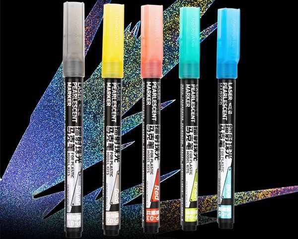 Bút sơn mô hình Oil Based Laser Pearlescent Marker Hobby Mio chất lượng tốt màu sơn đẹp mắt chính hãng sơn mô hình gundam phụ kiện cần thiết custom tùy biến