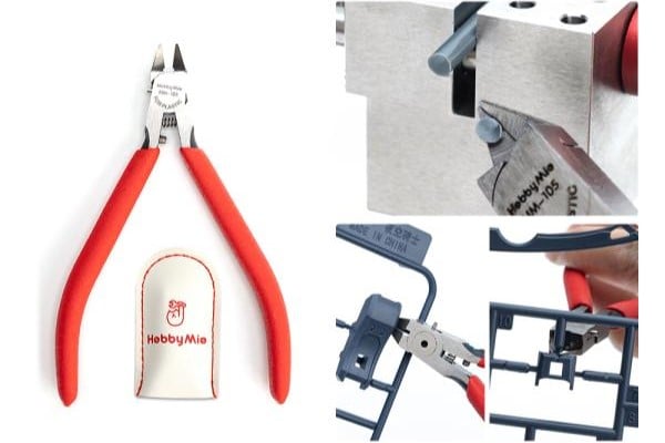 Bộ dụng cụ ráp mô hình Hobby Mio 9 món có Kềm cắt 1 lưỡi HM-105 ít để lại nhựa thừa