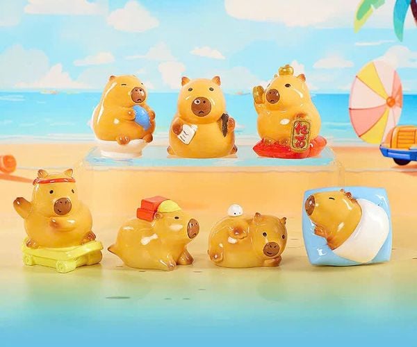 Mua Hộp Mù Capybara Nô Lệ Tư Bản Blind Box mở random test nhân phẩm siêu vui