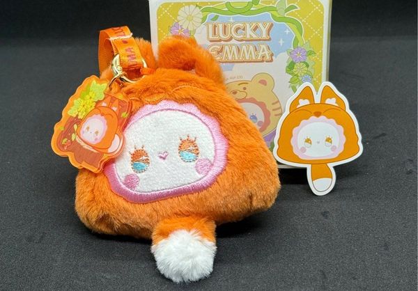 Mô hình đồ chơi Hộp Mù Lucky Emma Rua Rua Zoo Scented Plush Keychain Blind Box siêu cute
