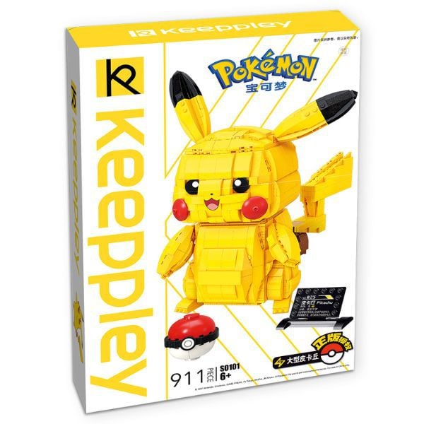 Đồ Chơi Lắp Ráp Xếp Hình Pikachu Large Pokemon Keeppley S0101 – Nshop -  Game & Hobby