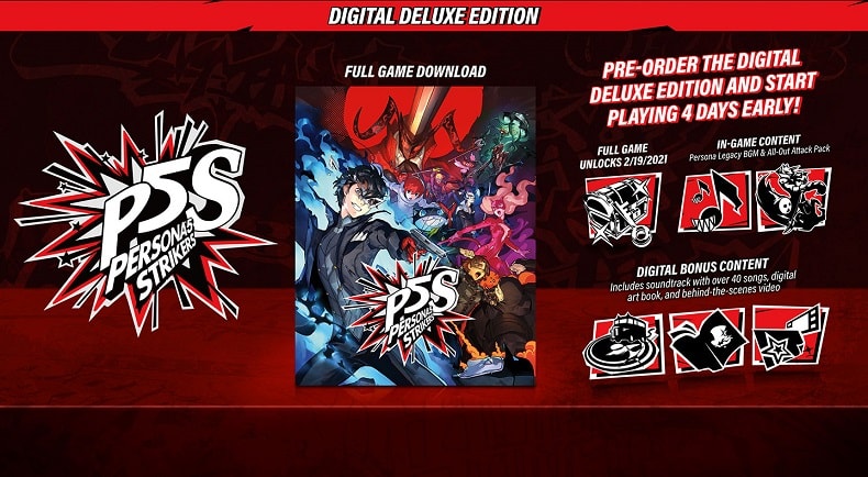 Persona 5 Strikers Digital Edition PC Steam